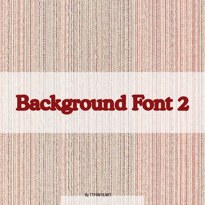 Background Font 2 example